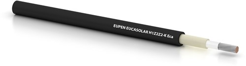 EUCASOLAR H1Z2Z2-K 10MM2 Eca UNGL R9005 ZWART RG á 1 Meter