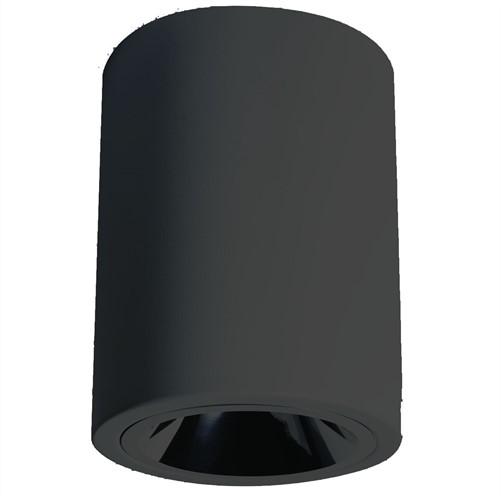 Rond opbouw huis voor Juno module, Zwart, inc. Driver CT á 1 PCE