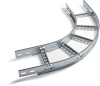 CLFI60-B90-0200-UG Horizontale bocht CLFI60 h=60mm, b=200mm, 90°, ultra galva