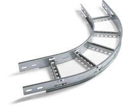 CLFI60-B90-0200-UG Horizontale bocht CLFI60 h=60mm, b=200mm, 90°, ultra galva