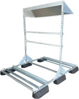 RS-1500-UG PV Solar Shelter LxBxH =1800x1500x1860 PV Solar Shelter-2