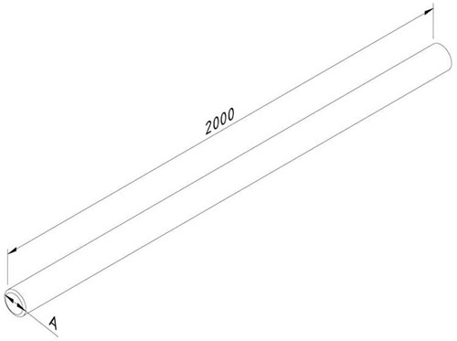 ROD10-88-2DG Draadstang DIN 975 NE á 1 MTR-2