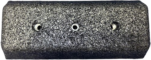 BLOCK-230-100-65-M8-RU (Rubberblok met weekmaker barriere) l=230mm, h=65mm, b=100mm, M8, rubber-2