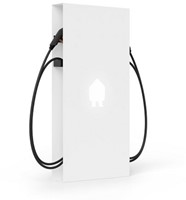 EV Base White standalone charger 1 or 3-Phase up to 2 x 22 kW with 5m cable