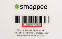 RFID package of 10 RFID cards for whitelisting