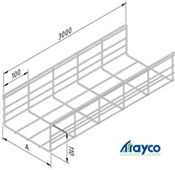 MT110-300-3EG Draadgoot NE á 1 MTR