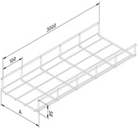 MTL60-150-3UG Draadgoot licht NE á 1 MTR-2