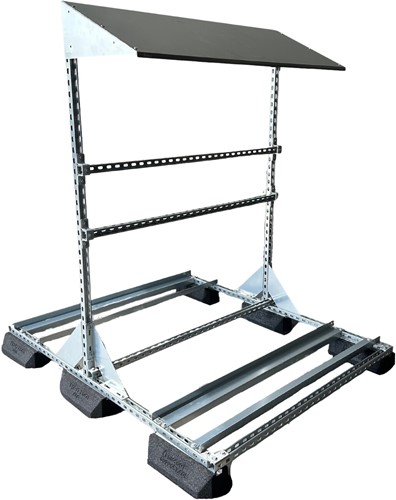 RS-1500-UG PV Solar Shelter LxBxH =1800x1500x1860 PV Solar Shelter