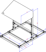 Mini PV Solar Shelter LxBxH =1000x800x1100 Mini PV Solar shelter-2