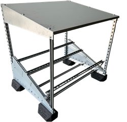 RSA-1200-UG PV Solar Shelter Angled HxBxD =1100x1200x956 PV Solar Shelter Angled